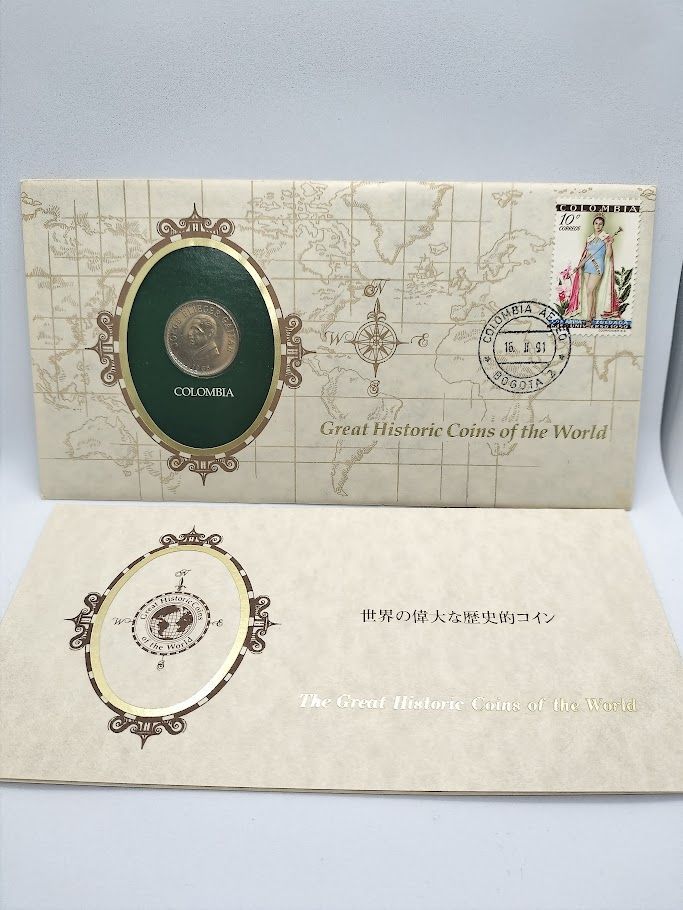 フランクリンミント 世界の偉大な歴史的コイン コロンビア - メルカリ