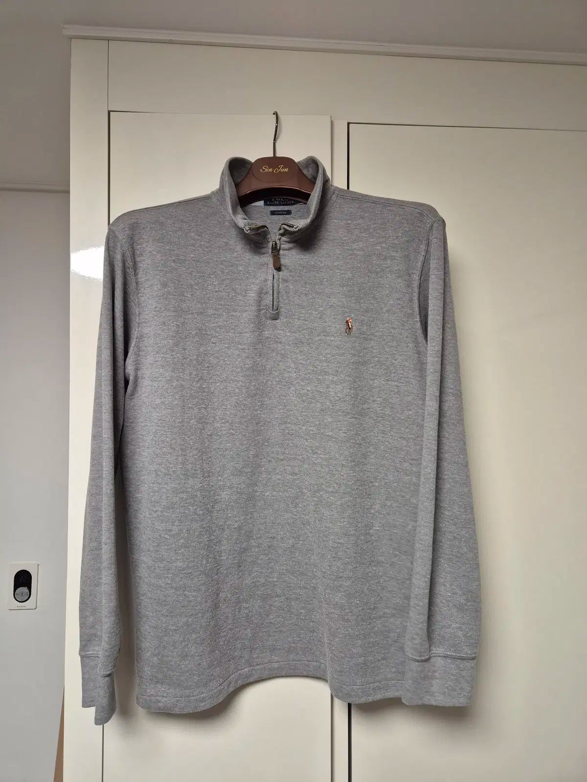 POLO ポロ エステート RIB ロングスリーブ ハーフジップアップ XL