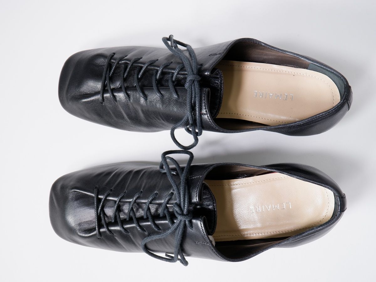 Darbyヒールダービーシューズ パンプス