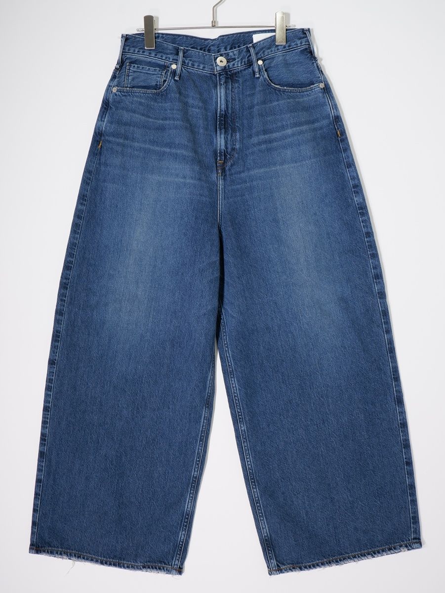 UPPER HIGHTSアッパーハイツ L Appartementアパルトモン 2025 SS WIDE DENIM ワイドデニムTHE LINA FEATHER DB w t 26