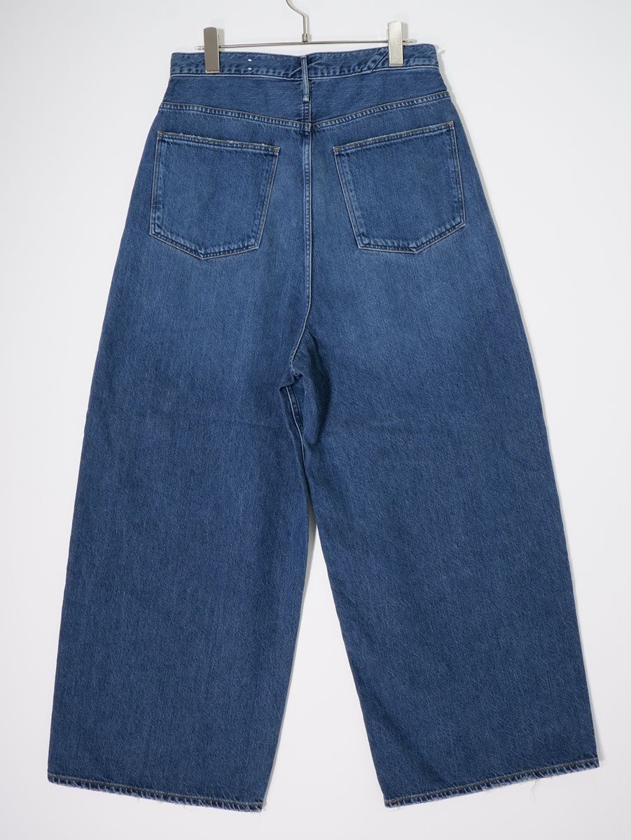 UPPER HIGHTSアッパーハイツ L Appartementアパルトモン 2025SS WIDE DENIM ワイドデニムTHE LINA FEATHER DB w t 26 LDNA79813