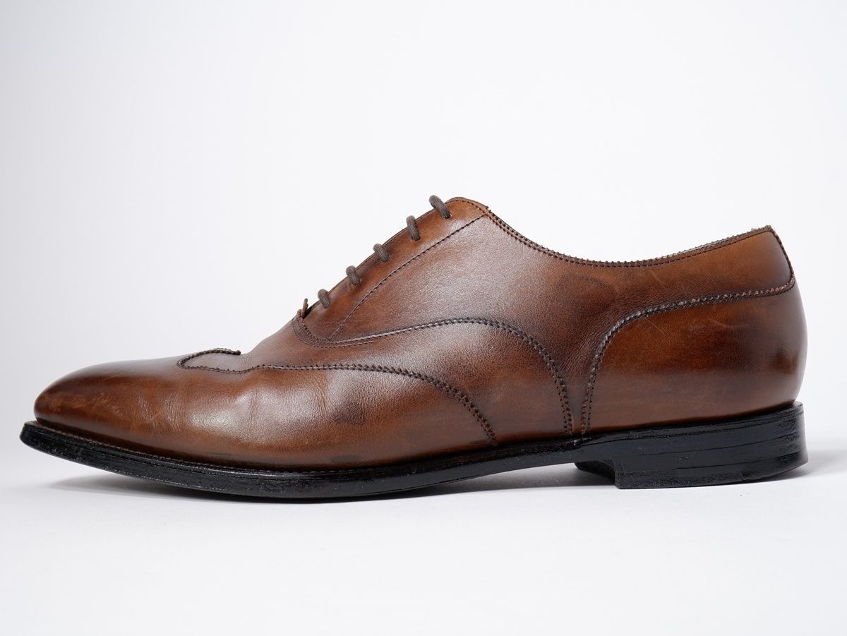 EDWARD GREENエドワードグリーン 個人オーダー品 BEAULIEUビューロー 606ラスト ウイングチップシューズ UK7 US7.5E MFWA79784