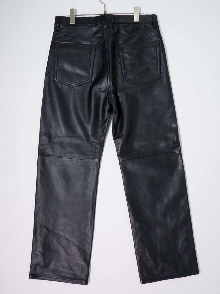 BEAUTY-YOUTHビューティー-ユース 2025AW MZK COW LEATHER 5P カウレザー 5P パンツ W32 MPTA79850