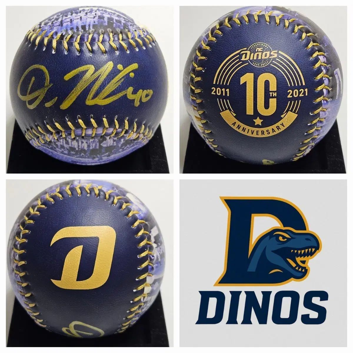 NCダイノス ルーチン スキー 10周年 記念球 サインボール
