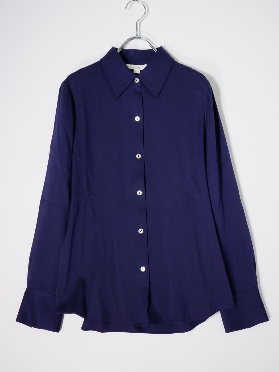 VINCE.ヴィンス 2025 シルクブラウス XXS LSHA79767
