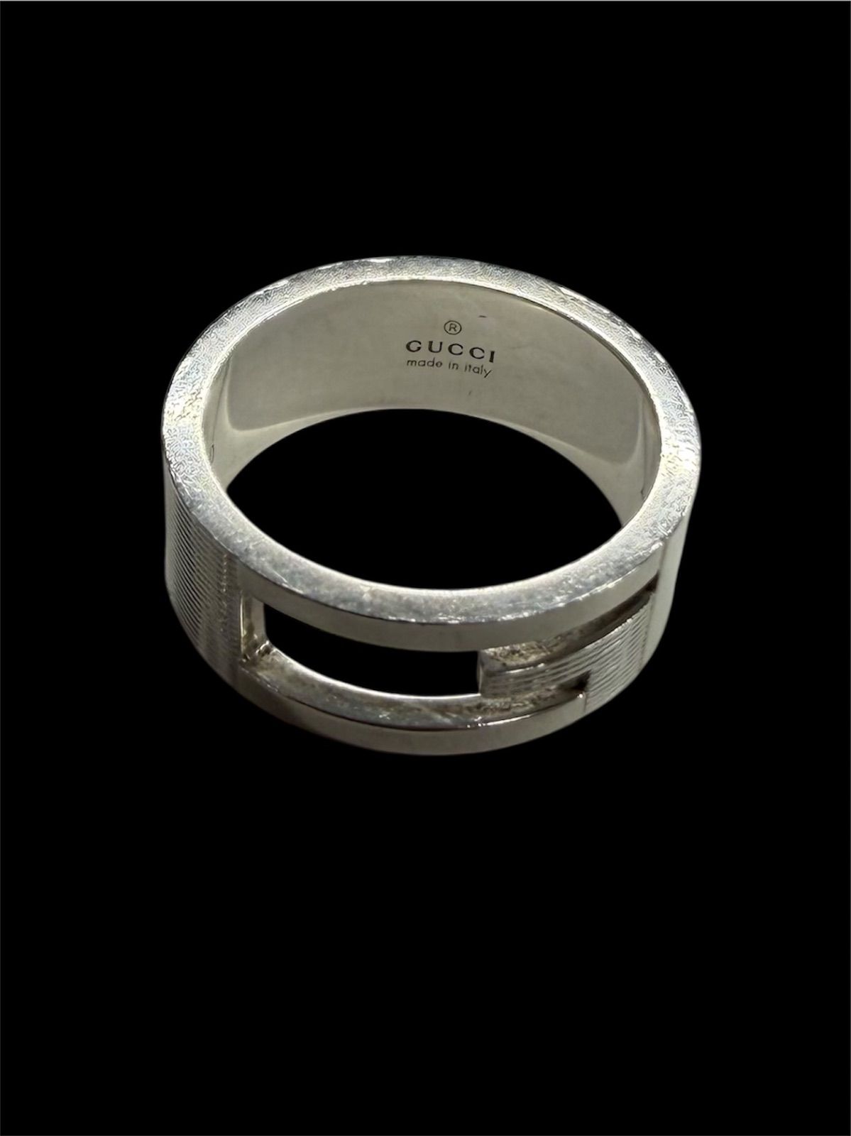 GUCCI グッチ ブランデッドG リング 約20号 925