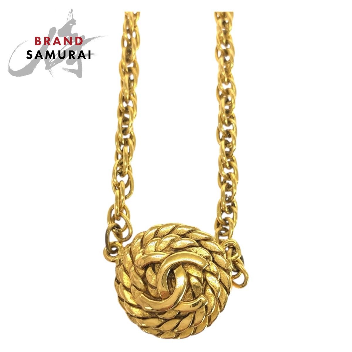 美品 CHANEL シャネル ヴィンテージ ココマーク ゴールド メッキ