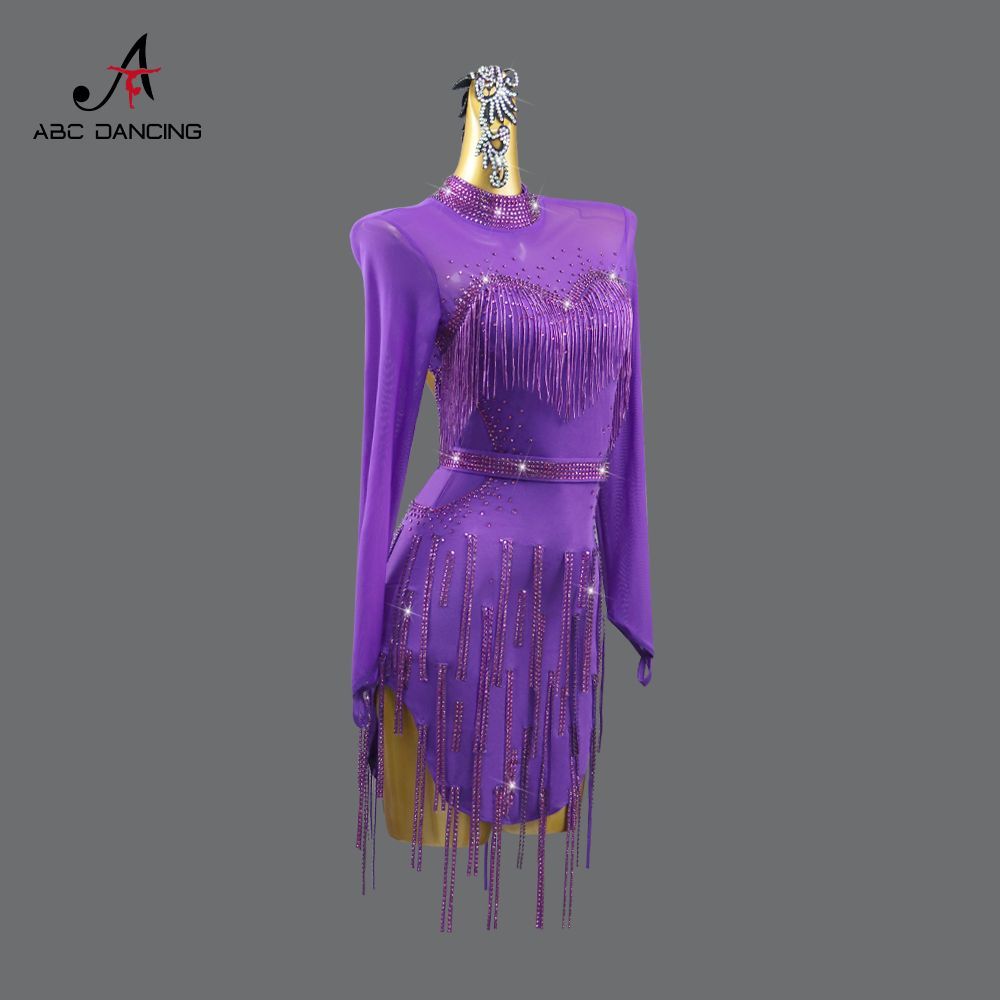 感 社交ダンス ドレス レディース 競技用 ステージ 舞台衣装 発表会 ダンスウェア ラテン サンバ ルンバ チャチャ ワルツ タンゴ モダンダンス パーティー 演出服 フラメンコ ベリーダンス フォーマルドレス P-147