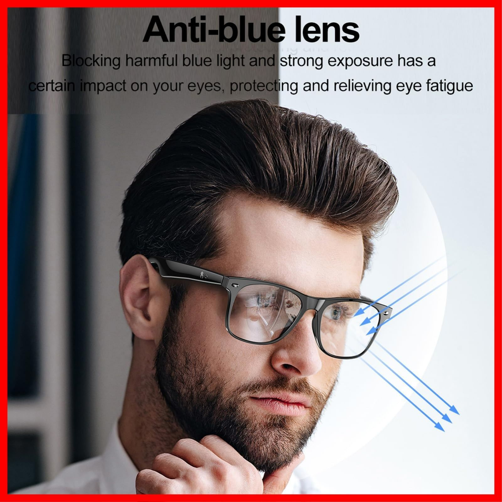 スマートAI翻訳メガネ134言語リアルタイム翻訳メガネブルーライトフィルター音楽プレーヤー女性男性ビジネス旅行のための言語翻訳者