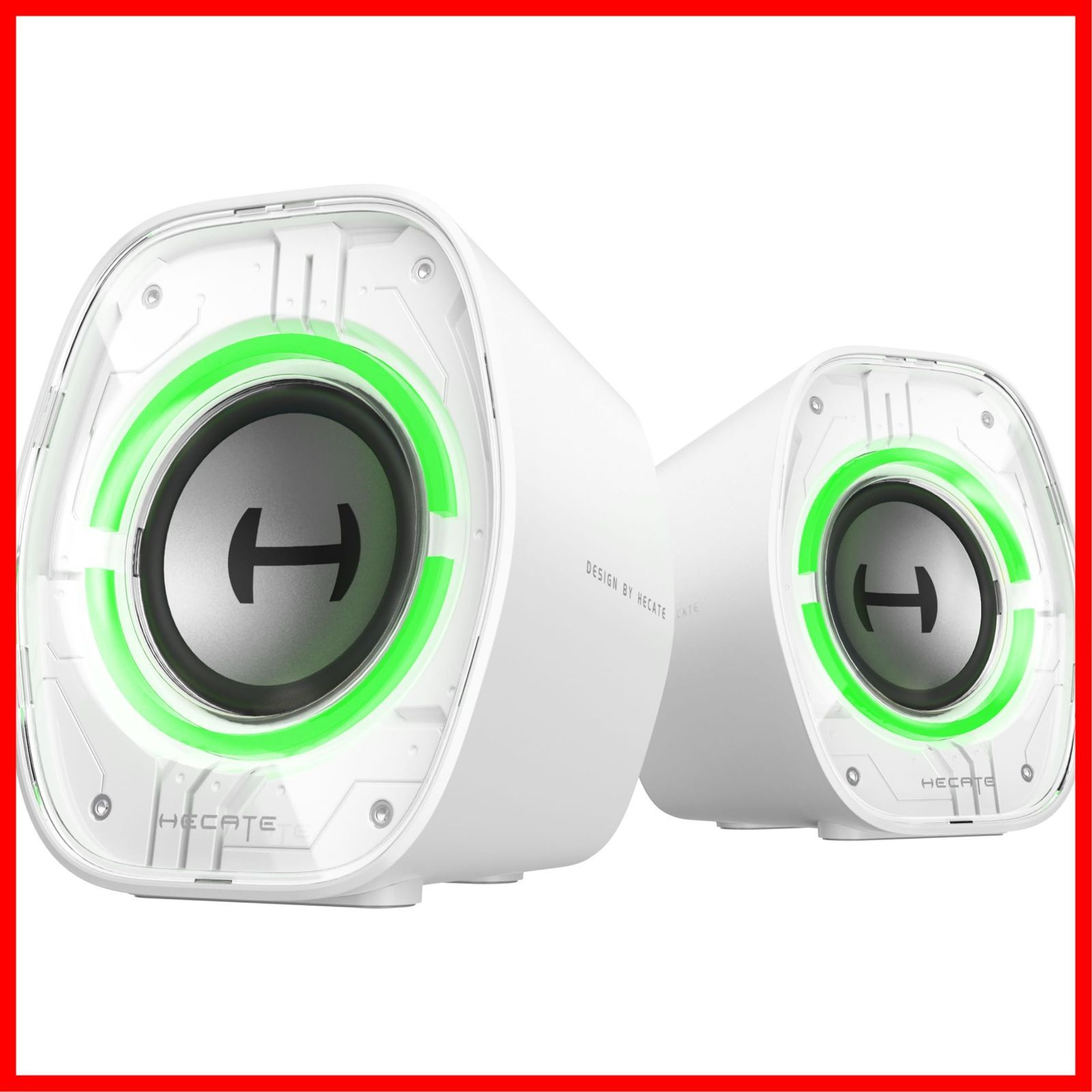 ゲーミングスピーカー RGB PS5 | Pro PS5 PS4 Switch 音質高 2 Switch等ゲーム機対応 | 小型 Bluetooth USB 3.5mm 2.0ch AUX スピーカー ワイヤレス 有線接続両対応 | 卓上 ゲーム 映画 音楽