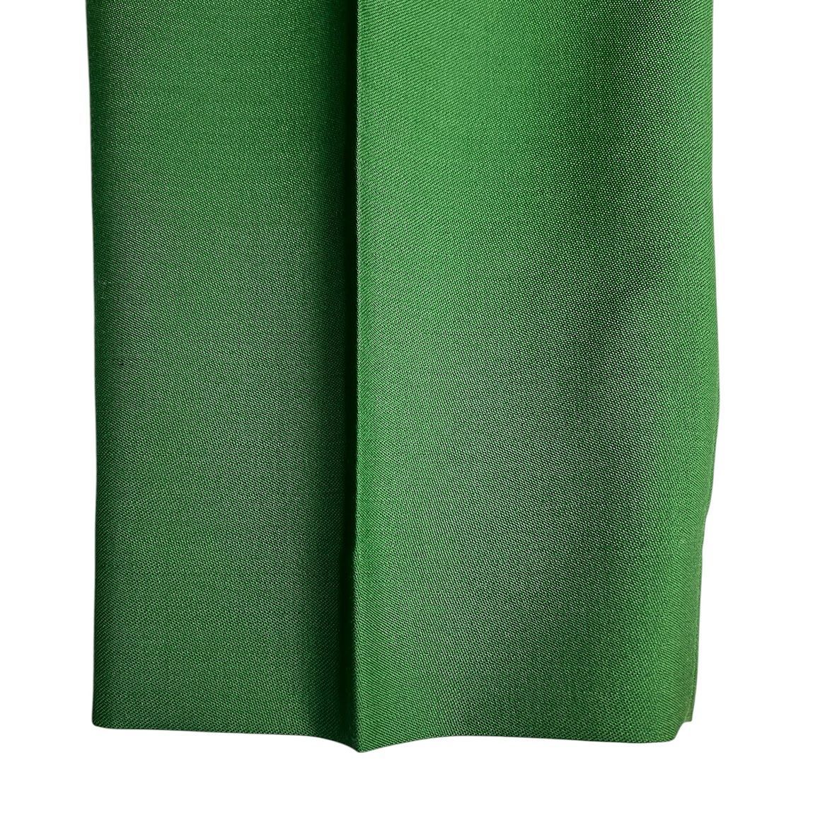 C404 Drawer ドゥロワー スラックス パンツ 長ズボン グリーン