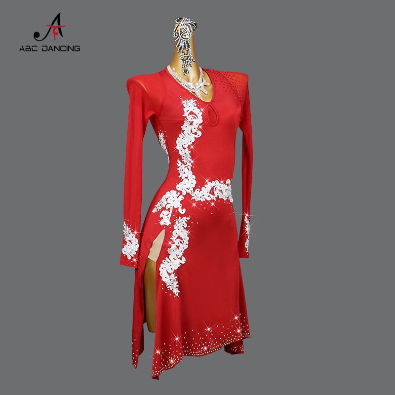 感 社交ダンス ドレス レディース 競技用 ステージ 舞台衣装 発表会 ダンスウェア ラテン サンバ ルンバ チャチャ ワルツ タンゴ モダンダンス パーティー 演出服 フラメンコ ベリーダンス フォーマルドレス P-148