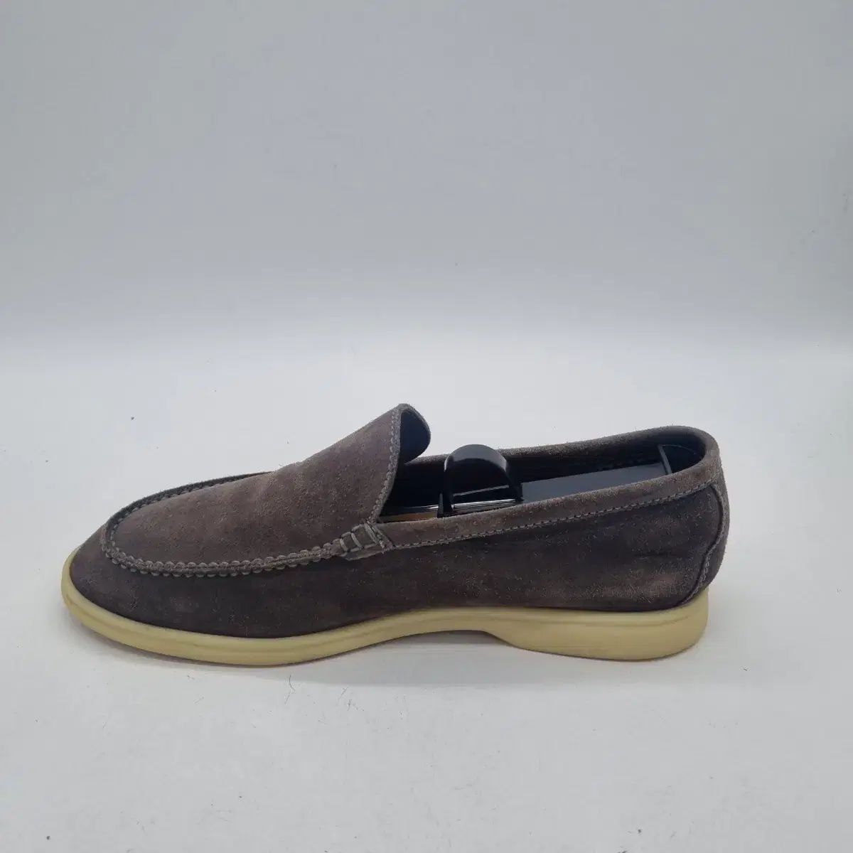  ロロ ピアーナ サマー ウォーク グレー 38 レディース 245 250 mm フラットシューズ バレエシューズ パンプス