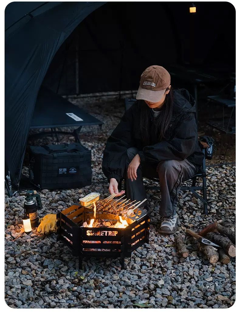 大好評 焚き火台 ファイアーディスク 無骨 鉄製品 オシャレ 焚火台 自宅 庭 家庭用 収納袋付き 安定感 落ち葉焼却 アウトドア キャンプ s02