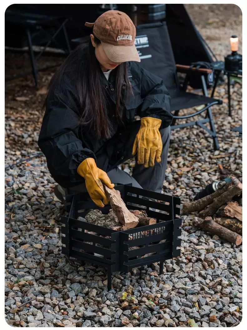 大好評 焚き火台 ファイアーディスク 無骨 鉄製品 オシャレ 焚火台 自宅 庭 家庭用 収納袋付き 安定感 落ち葉焼却 アウトドア キャンプ s02 OLIVEOS_COM_TR