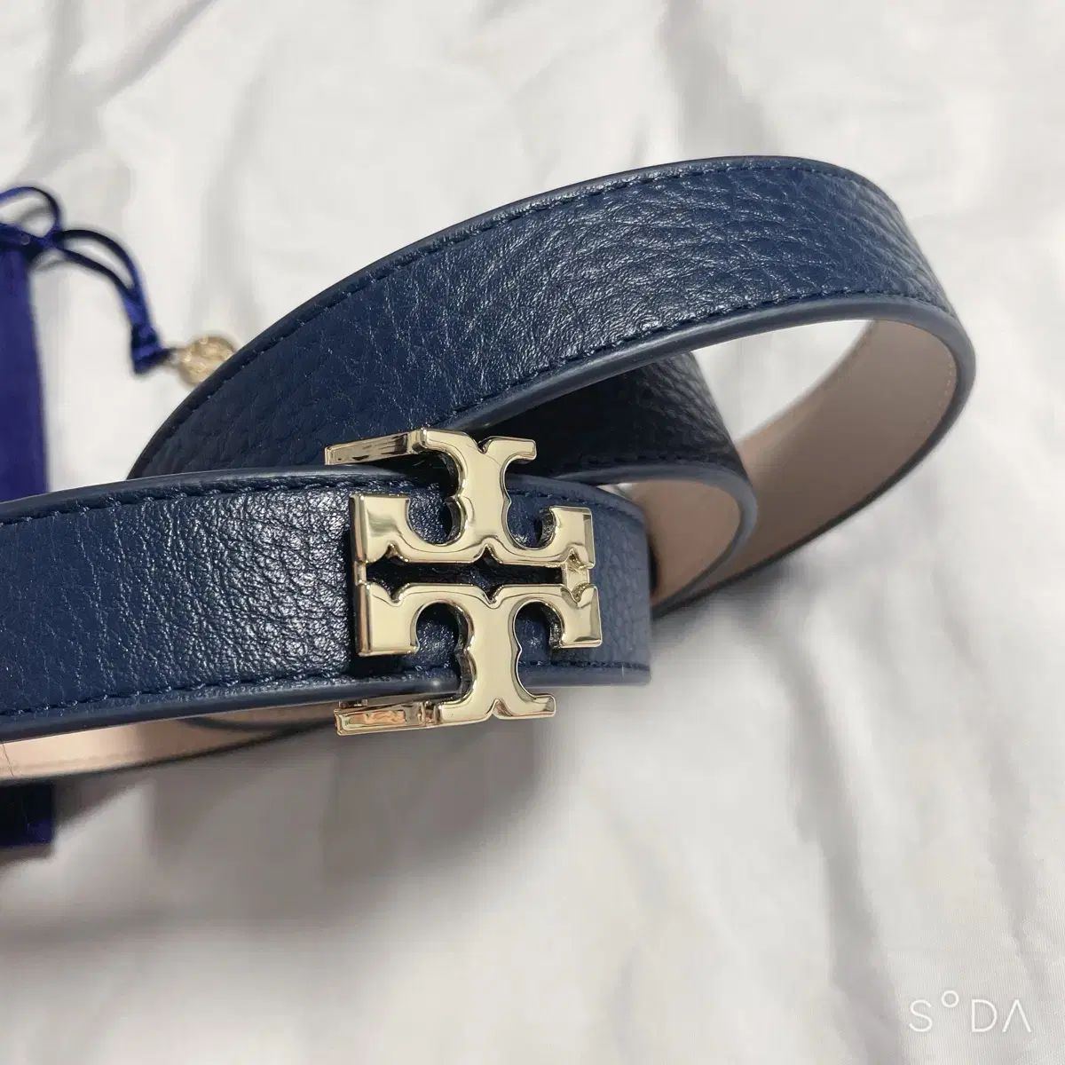 トリーバーチ ゴールド ベルト ダークグリーン 104 cm