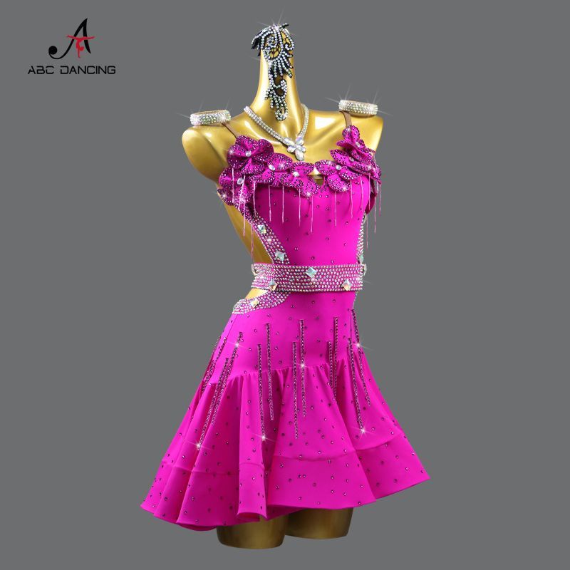 感 社交ダンス ドレス レディース 競技用 ステージ 舞台衣装 発表会 ダンスウェア ラテン サンバ ルンバ チャチャ ワルツ タンゴ モダンダンス パーティー 演出服 フラメンコ ベリーダンス フォーマルドレス P 149