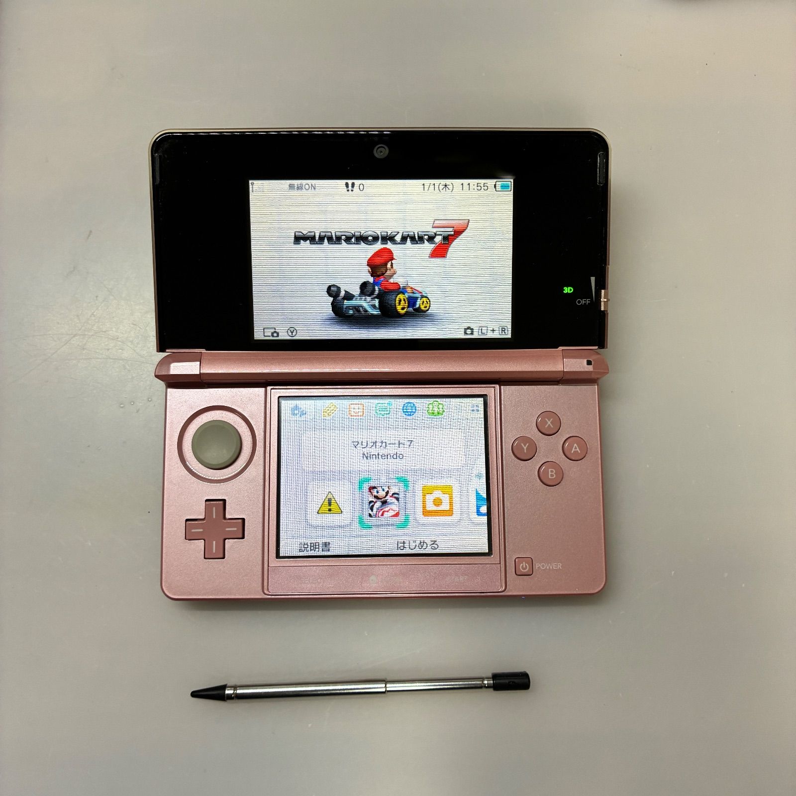 オープン記念 動作 済み ニンテンドー 3DS ミスティピンク Nintendo 本体
