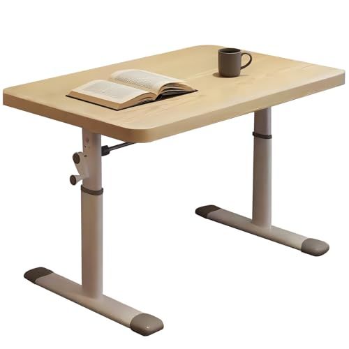 昇降デスク 昇降テーブル パソコンデスク テーブル 昇降式 サイドテーブル 高さ調節 手回し式 静音 リビングデスク おしゃれ ゲーミングデスク 作業机 家庭学習机 簡単組立 耐荷重100KG 在宅ワーク 会議室 オフィス ベッドルーム用 80 p