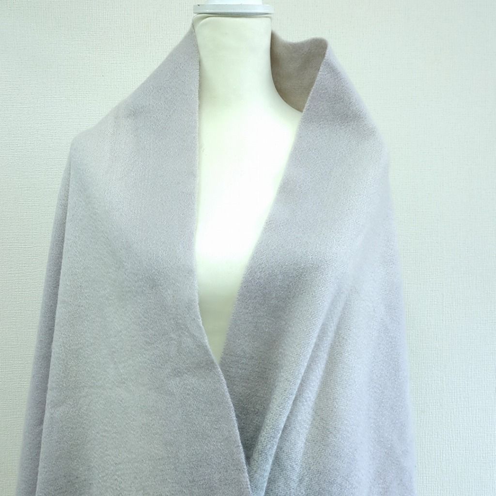  フルラ カシミヤ マフラー ストール ショール グレー アイボリー ライトパープル 大判 マフラー 小物