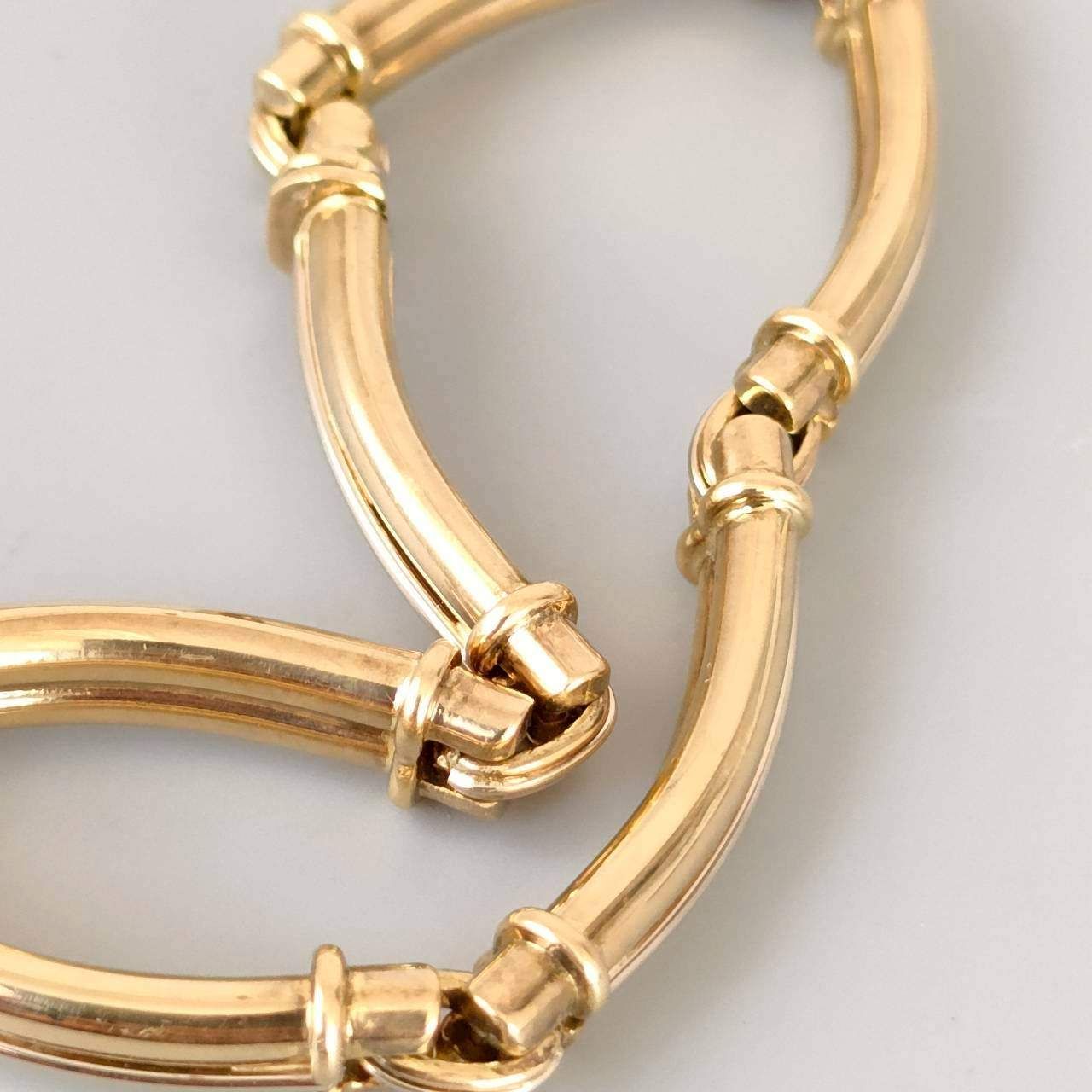 18金 K18 男女兼用 ウノアエレ デザインブレス 23.92g 18㎝ D620