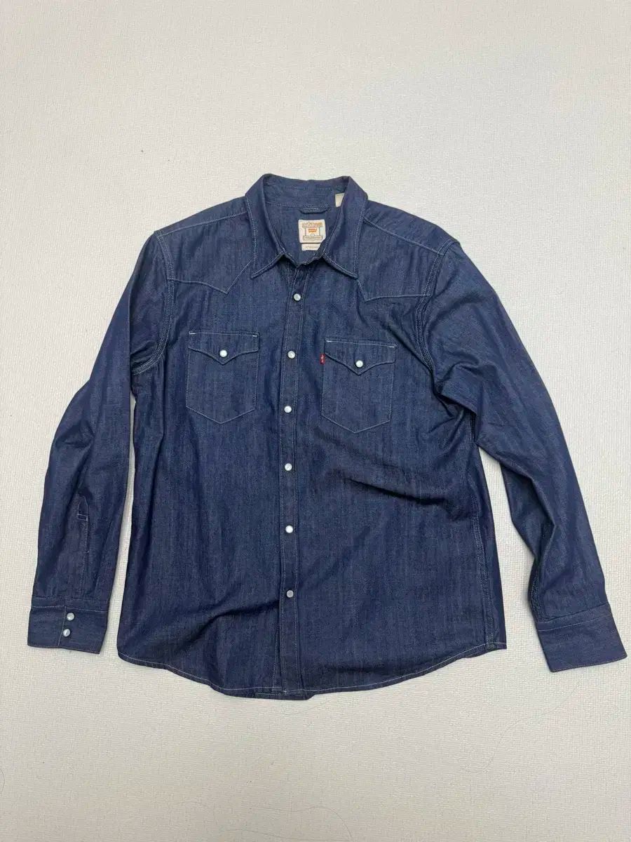 リーバイス バストゥー ウェスタン デニムシャツ L