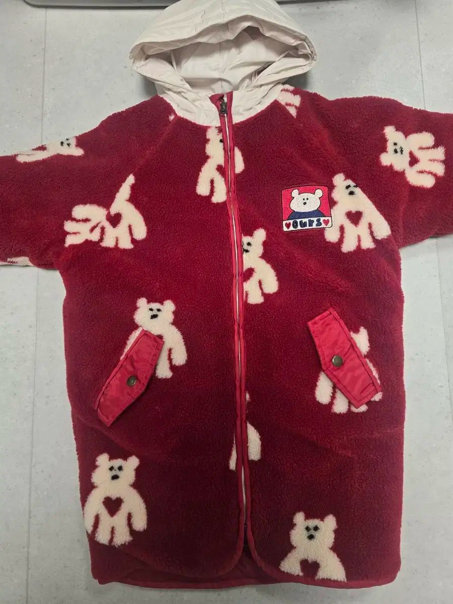  リミテドゥドゥ ハートベア ファー ロングアウター L その他 ジャケット ブルゾン