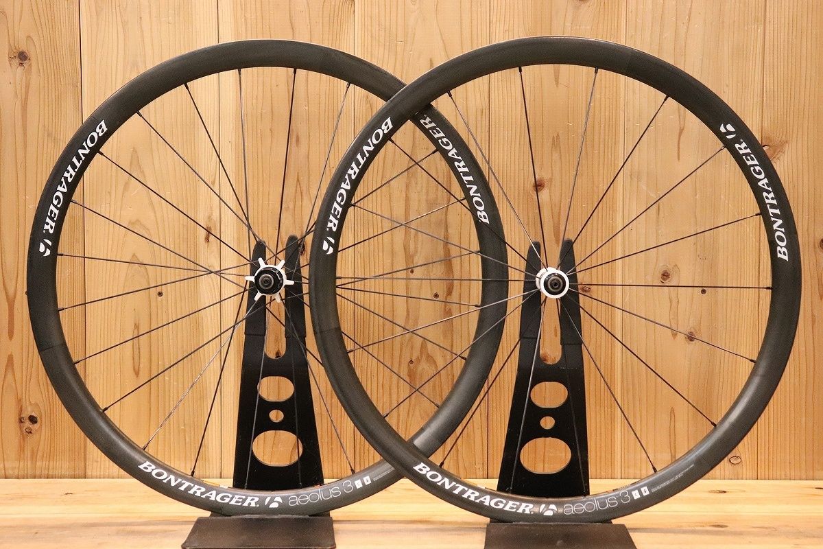 ボントレガー アイオロス AEOLUS 3 カーボン チューブラー ホイールセット シマノ 11 S 12