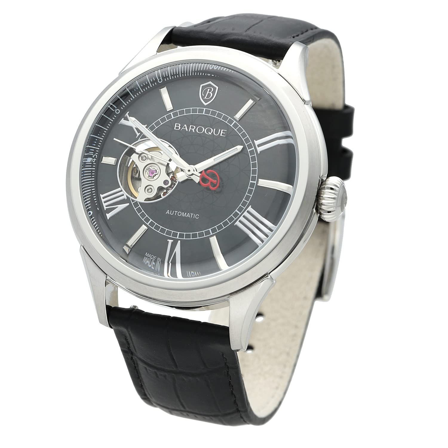 バロック BAROQUE ブラック マザーオブパール 腕時計 ブランド ウォッチ MADE IN JAPAN SERIES BA3004S-60BK メンズ 紳士 自動巻き