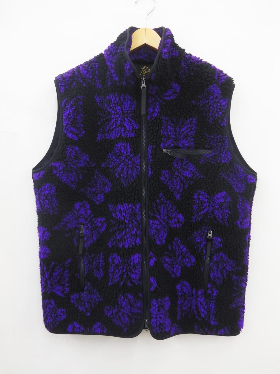 NEEDLES ニードルズ LQ374 22AW BEAMS別注 Boa Fleece Vest フリースベスト M