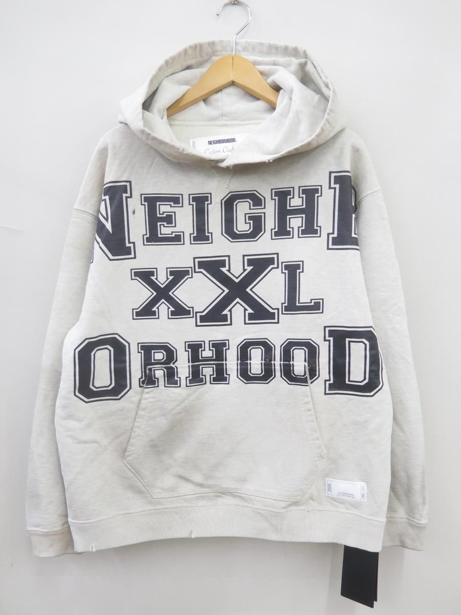 NEIGHBORHOOD ネイバーフッド 2520KNH-CSM02 25AW SAVAGE SWEAT HOODIE LS ダメージ パーカー M