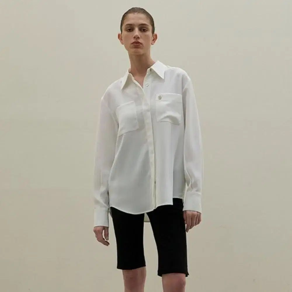 アトリエナイン シアー ブラウス シャツ ブラウス