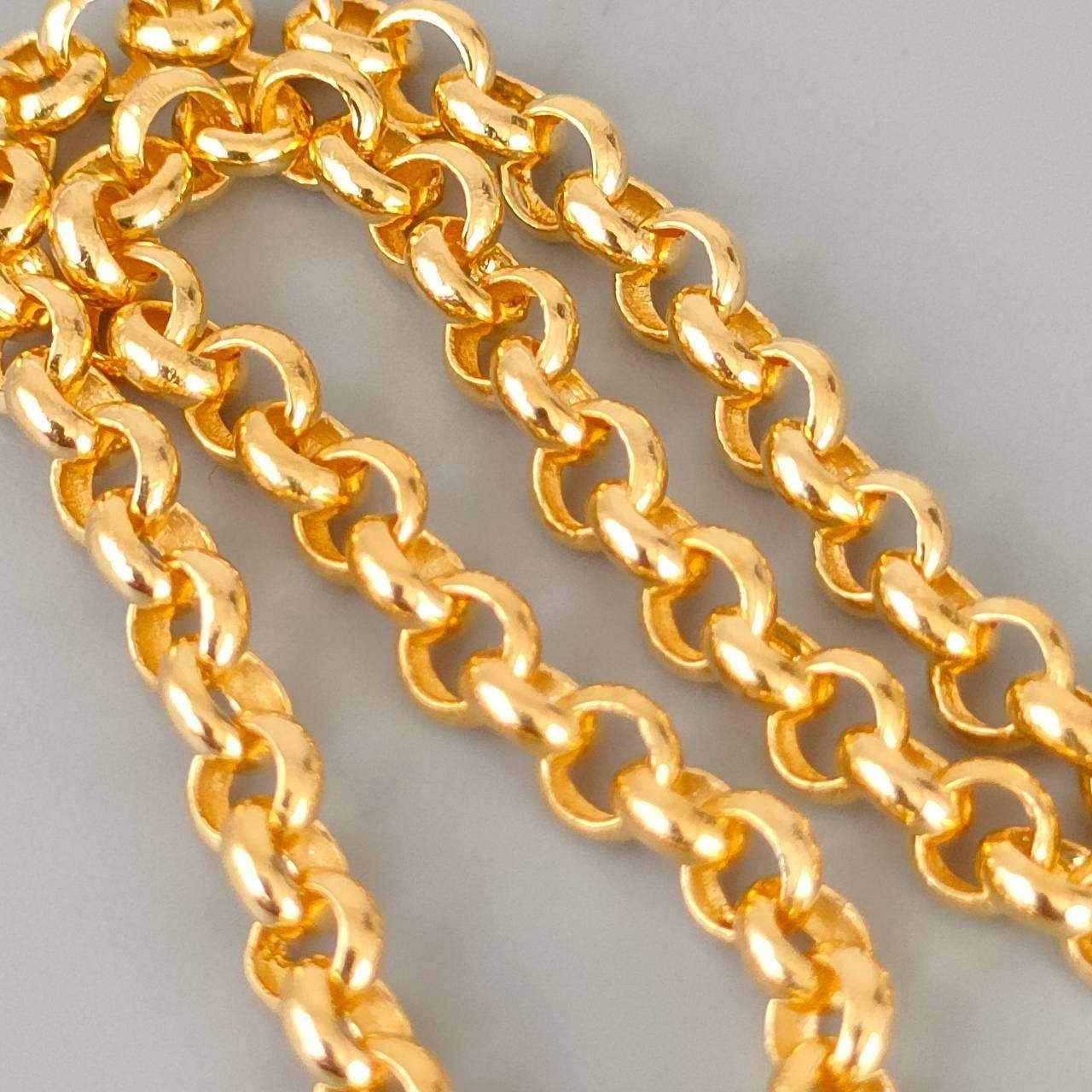 24金 K 24 男女兼用 CTF 周大福 アズキチェーンブレス 7.4ｇ 18㎝ D 621