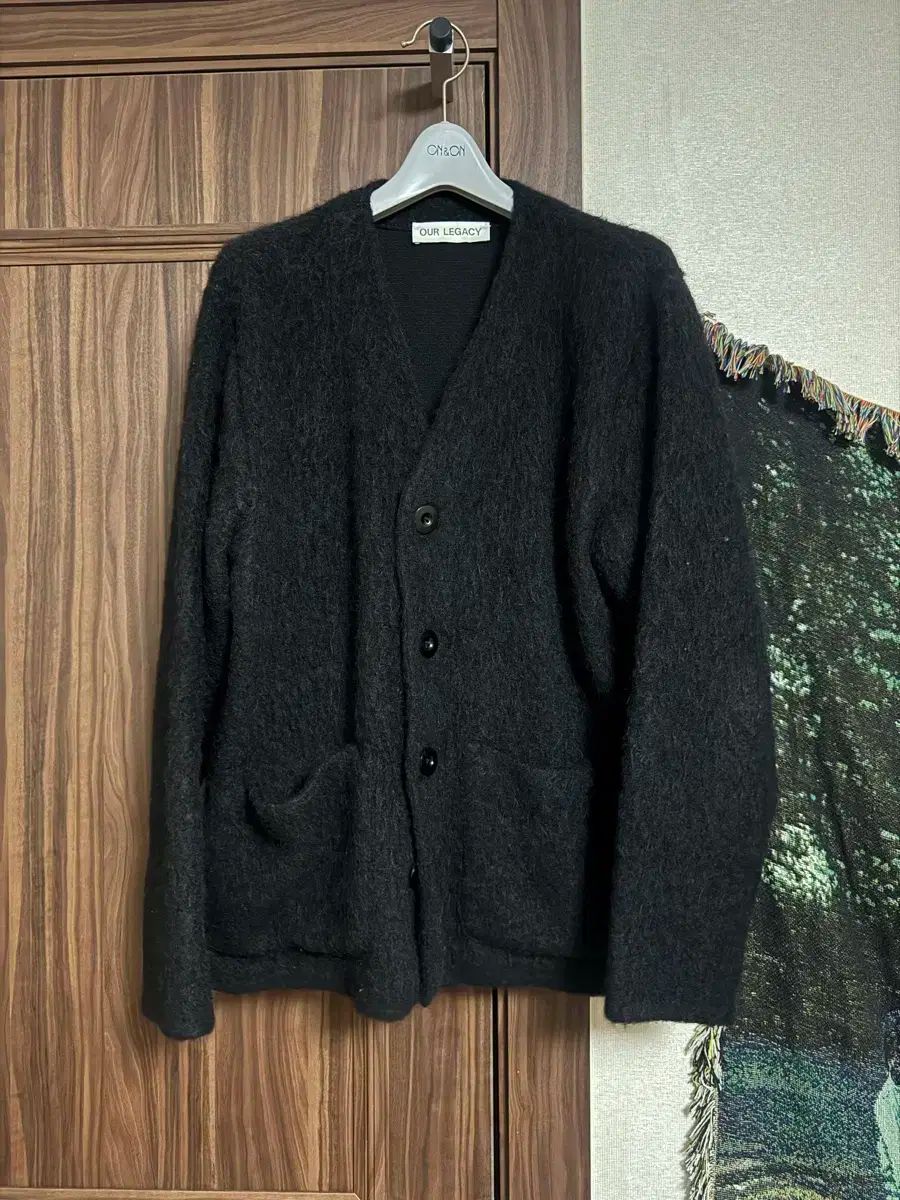 ourlegacy モヘアカーディガン　サイズ44 黒 OUR LEGACY アワーレガシー モヘアカーディガン 44 our legacy Mohair