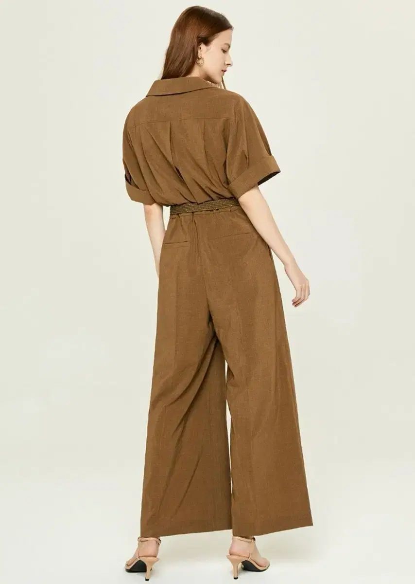 美品 現行 完売 UN3D. アンスリード WAVE SHIRRING JUMP SUIT 2024