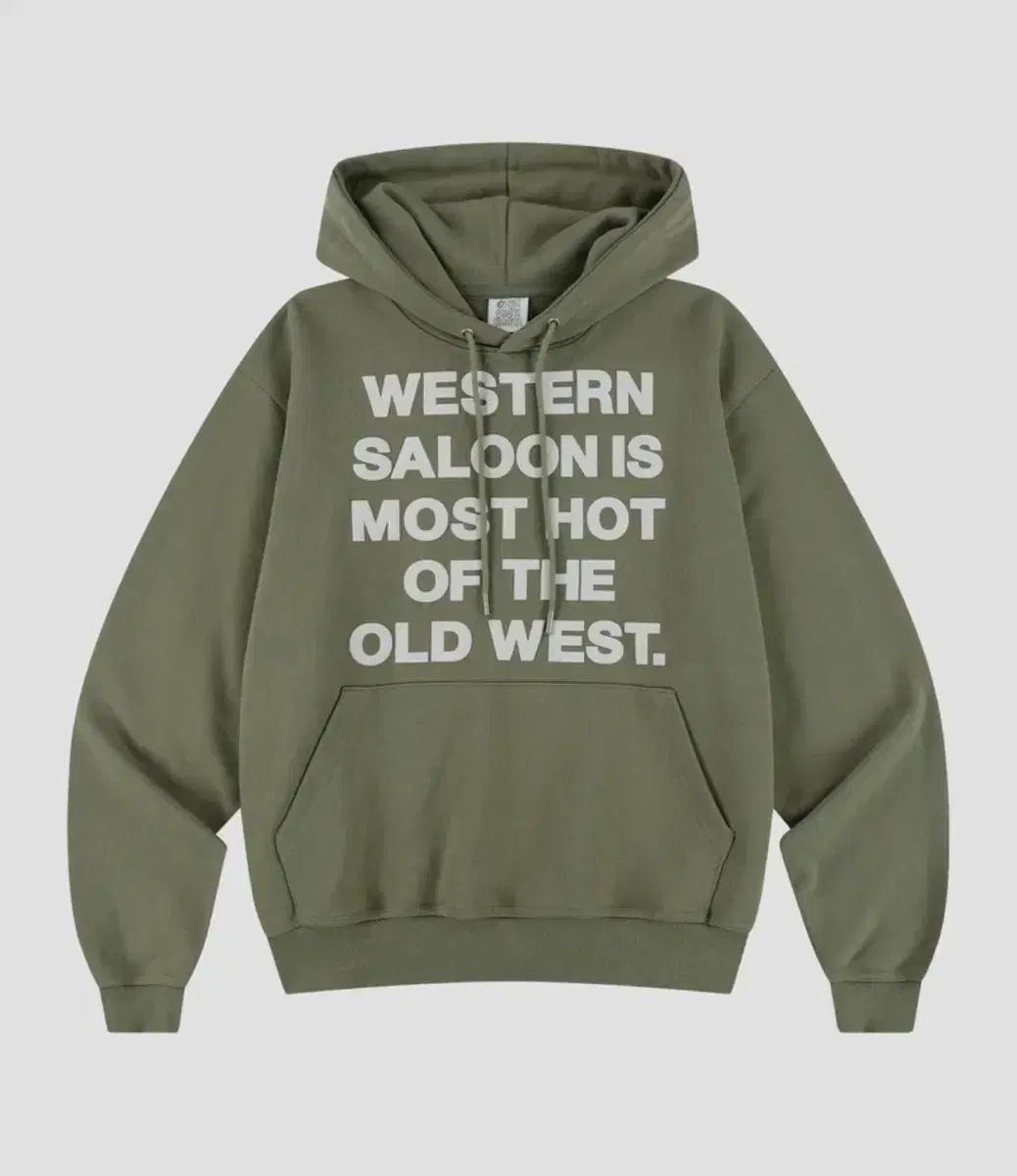 ザ ヴァイナルハウス TYPO HOODIE KHAKI S