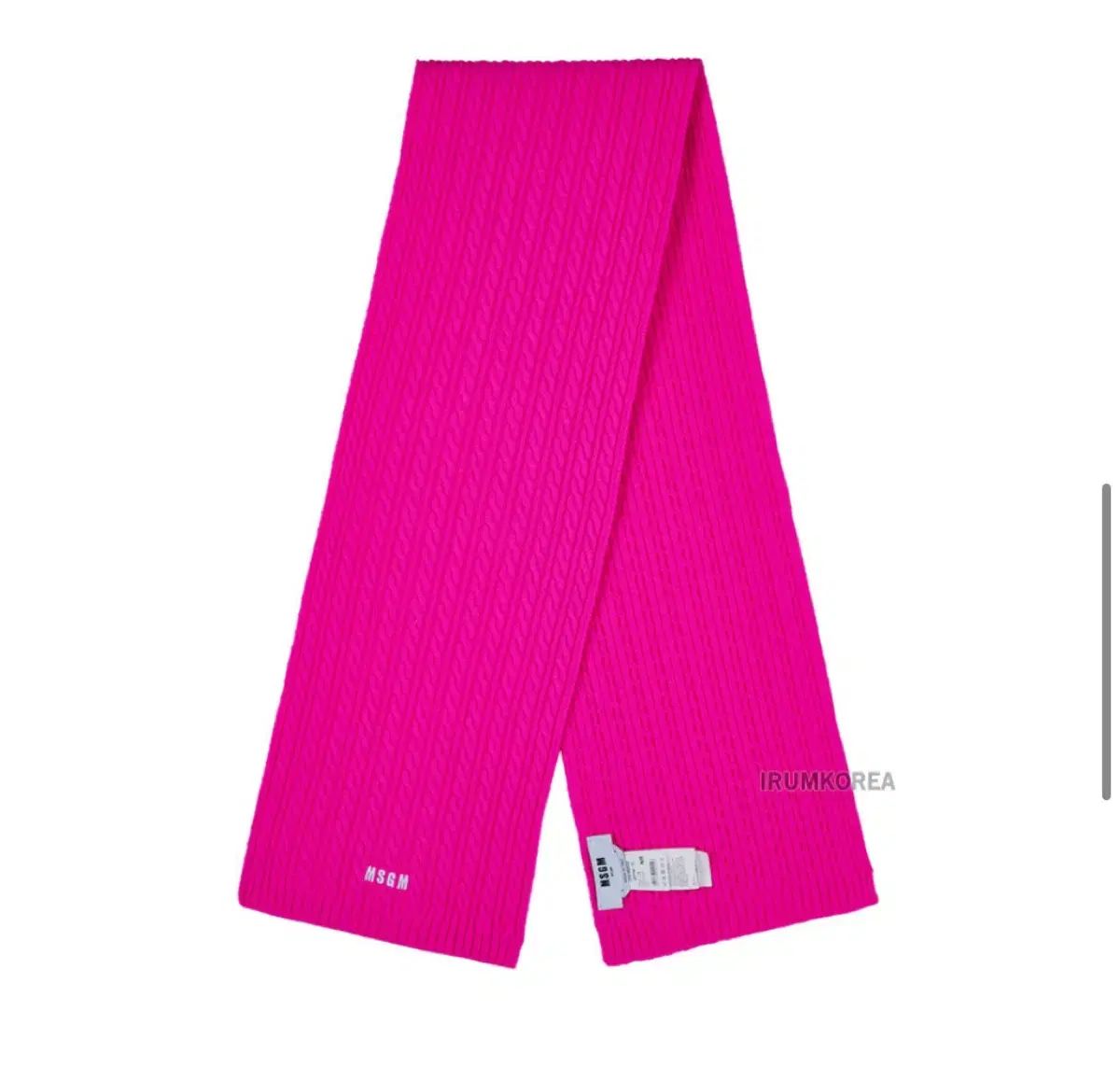 直接取引 配送無料 MSGM マフラー ピンク ウール カシミア