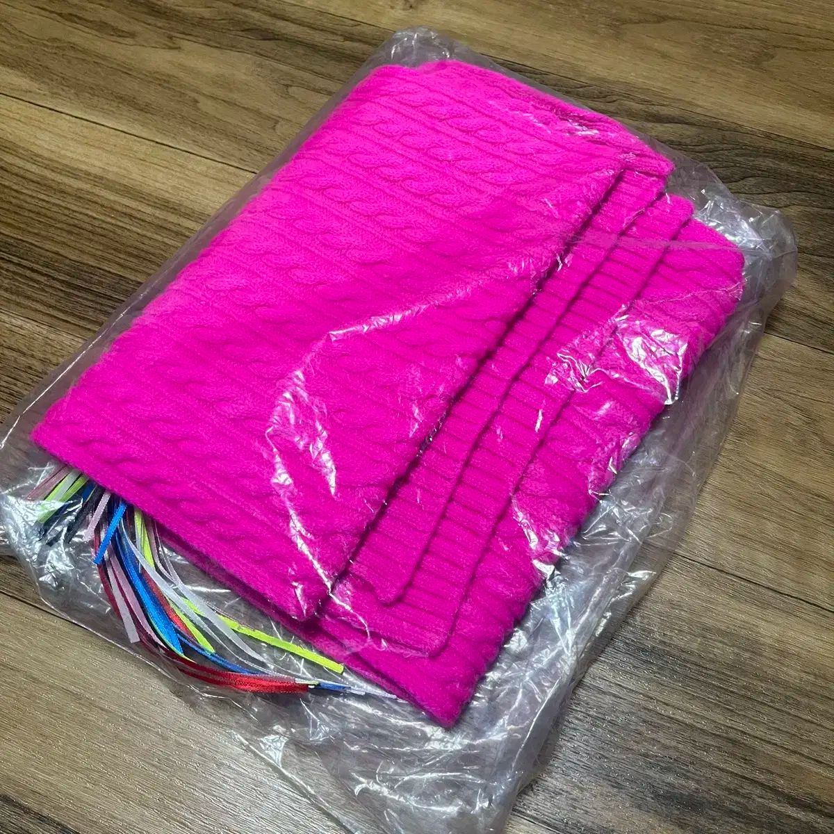 直接取引 配送無料 MSGM マフラー ピンク ウール カシミア