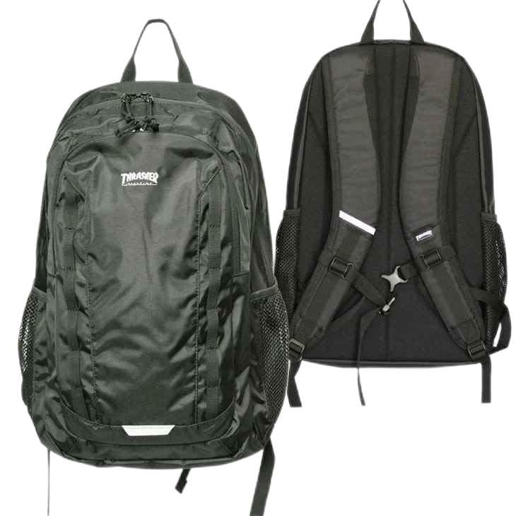 スラッシャー リュック 25L ノートパソコン収納 撥水加工 THR-283 Back Pack A4収納 BKWT_ブラック ホワイト FR BKWT_ブラック ホワイト