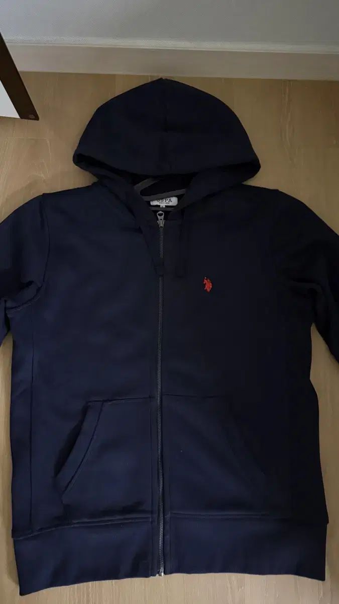 ポロ 起毛 WHO ジップアップ ネイビー 105