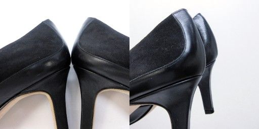 わんこです　MANOLO BLAHNIK ブラックハイヒール Manolo Blahnik Black Floral Embroidered Mule Heels (US 9 / IT 40