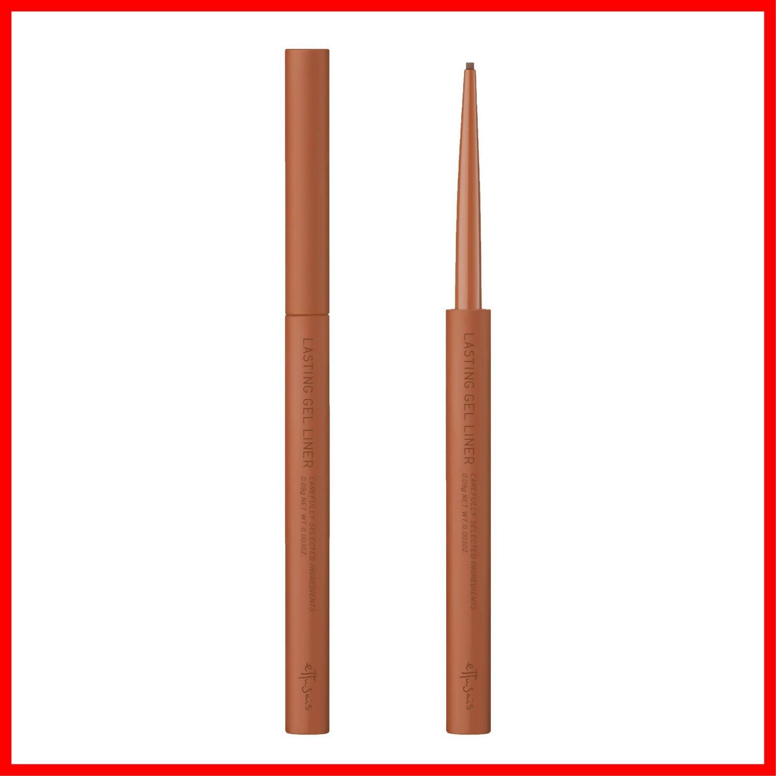 数量 0.09 g ウォータープルーフ アイライナー オレンジブラウン 04 ジェルライナー ラスティング ettusais エテュセ