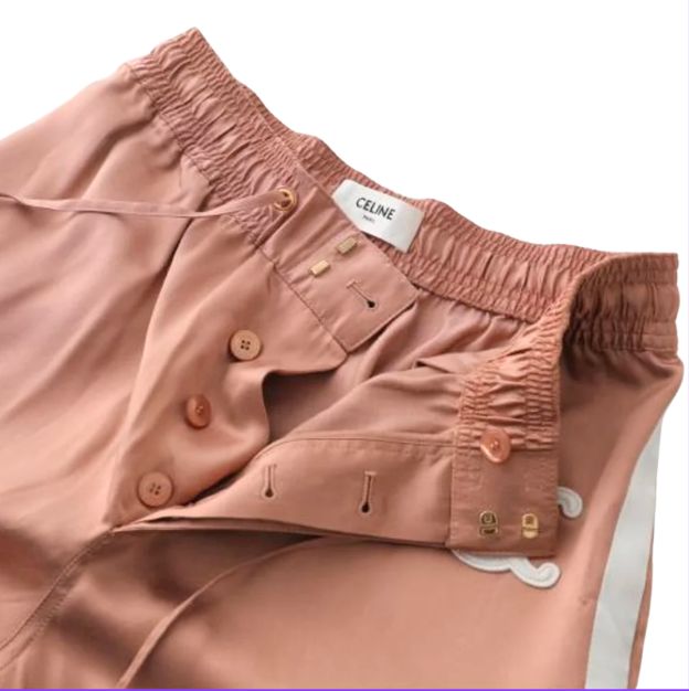 CELINE トリオンフ アスレチックパンツ サテン
