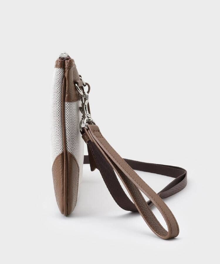 タケオキクチ ショルダーバッグ 生地レザーコンビ クラッチショルダー 07006360 メンズ オフホワイト 503 00 オフホワイト 503 00