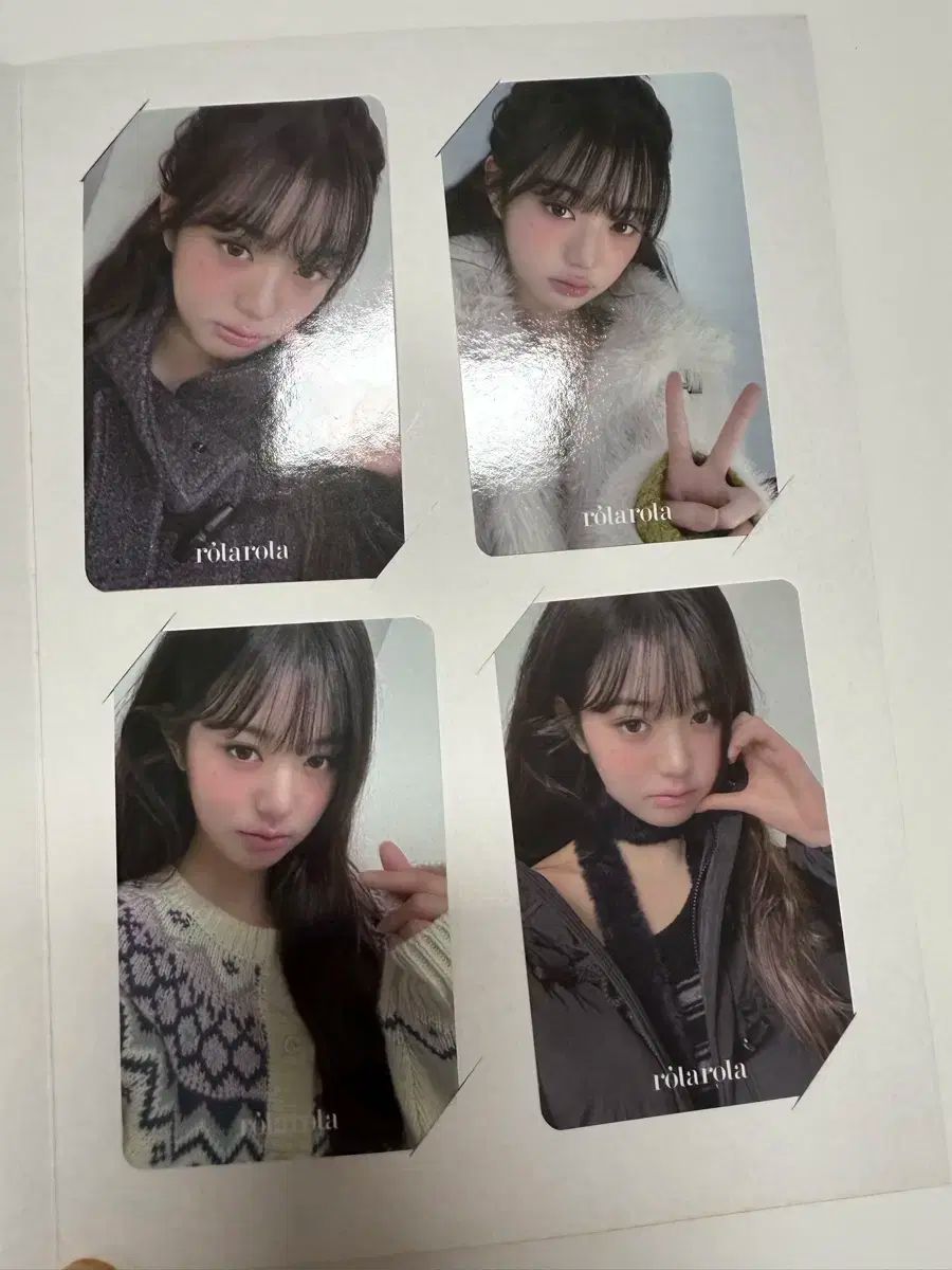 rolarola ウォニョン 限定トレカ 2枚セット rolarola ウォンヨンフォト