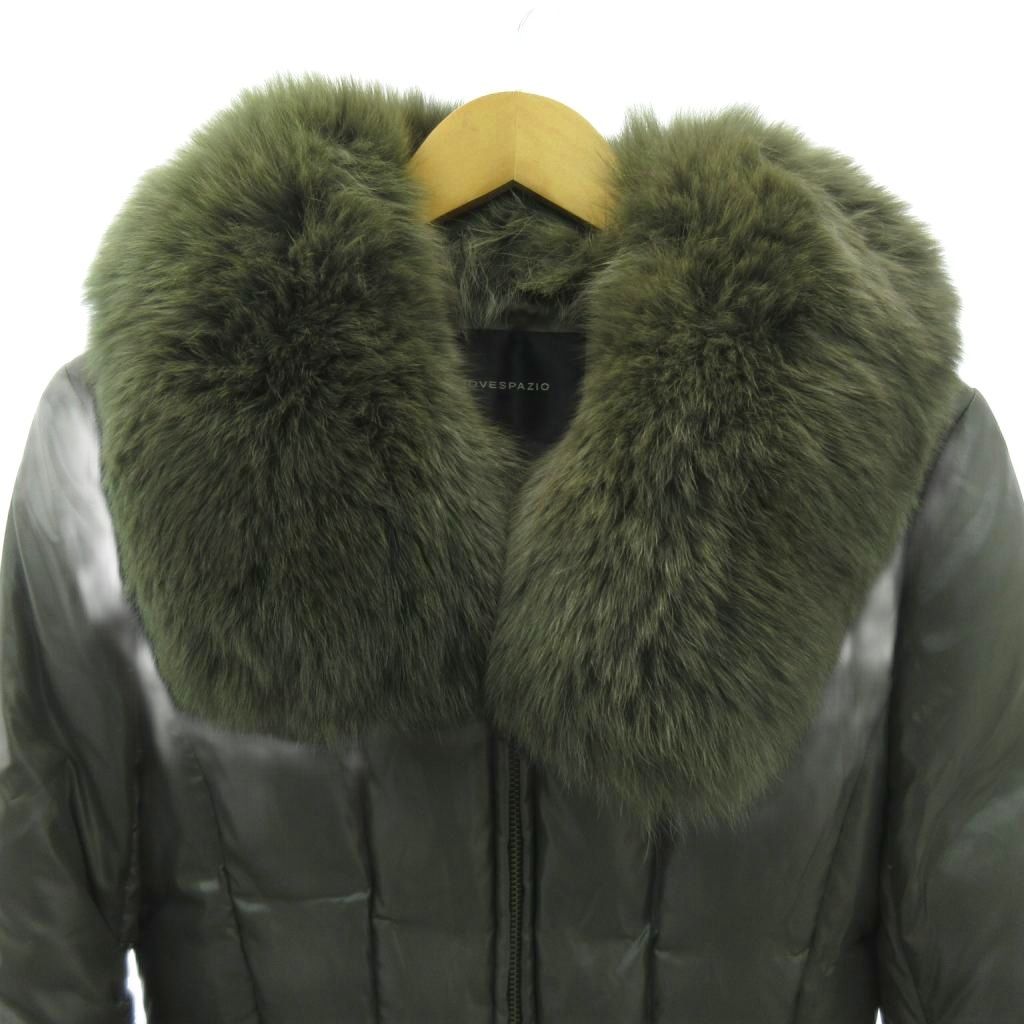 ノーベスパジオ NOVESPAZIO リアル ムートン ファーコート 毛皮コート