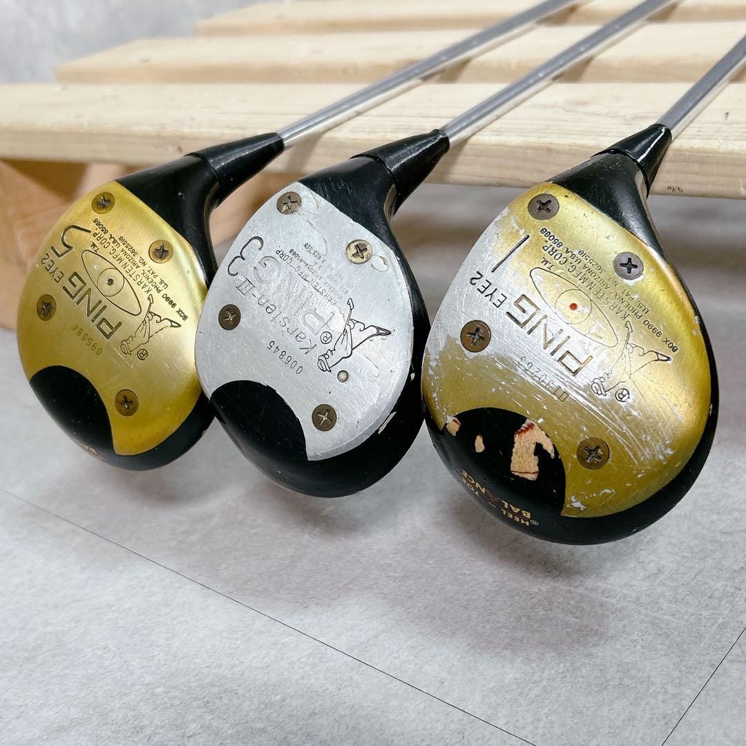 V277 PING EYES2 パーシモンウッド 3本 フレックスR 希少 V277 PING EYES2 パーシモンウッド 3本 フレックスR 希少 - メルカリ