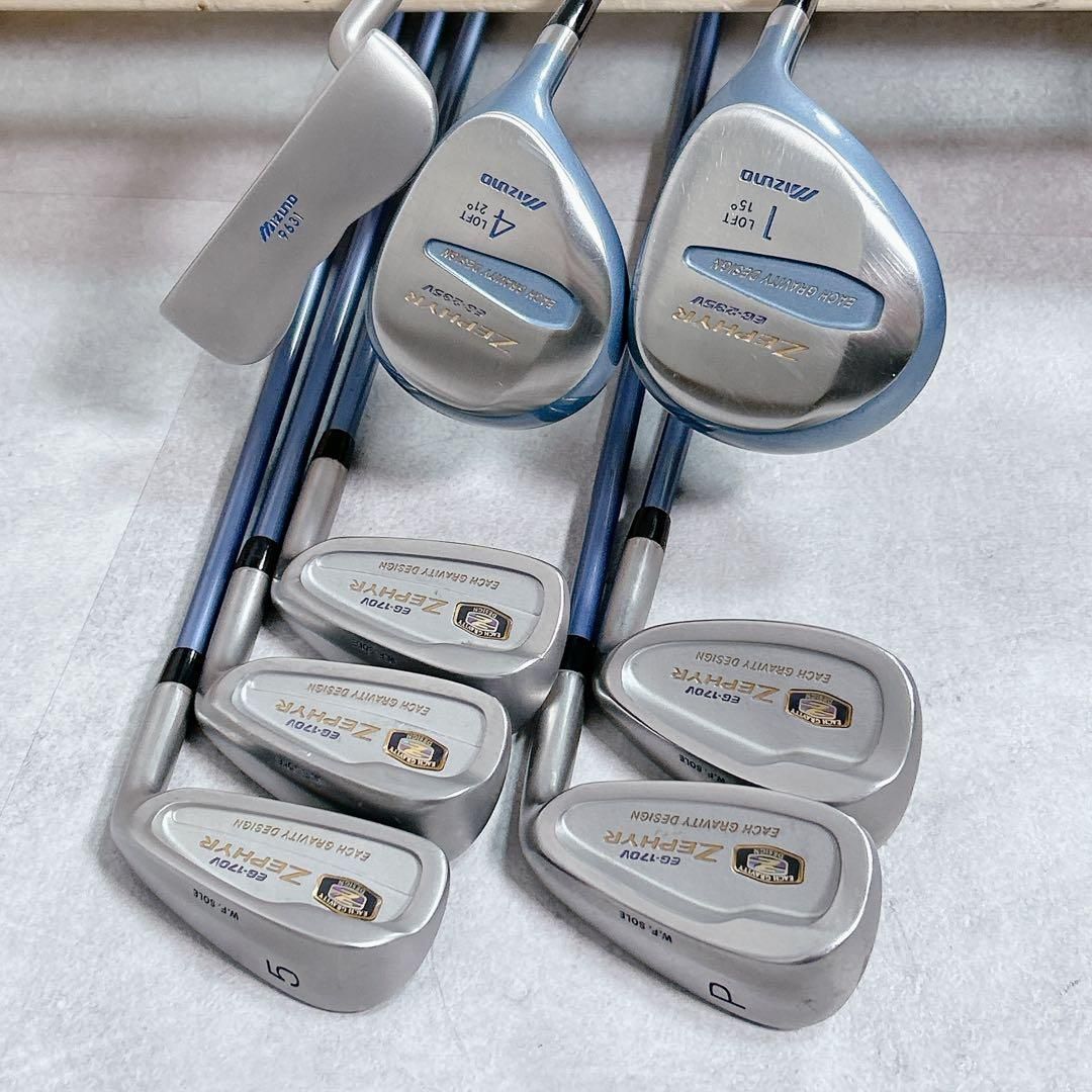 V 290 キャロウェイ ミズノ ゼファー レディース ゴルフクラブセット 9点