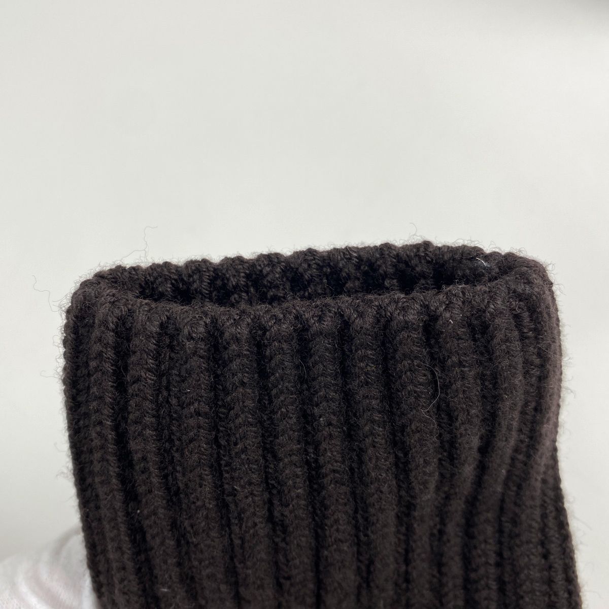 エルメス HERMES ショールカラー カーディガン ニット リブ トップス