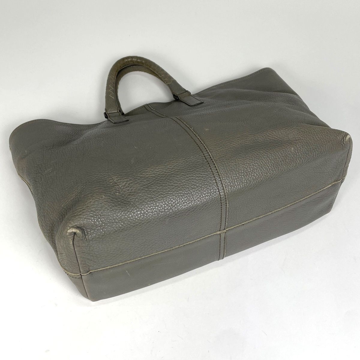 ボッテガヴェネタ BOTTEGAVENETA イントレチャート トートバッグ ハンドバッグ トートバッグ レザー グレー 191312 レディース